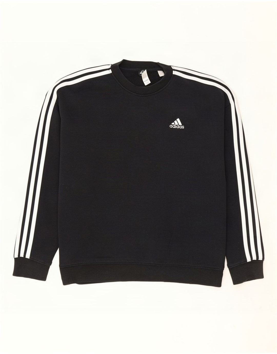 Adidas Γυναικεία φούτερ υπερμεγέθη Jumper UK 12/14 Μεσαίο μαύρο βαμβακερό
