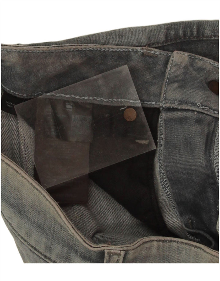 G-Star Γυναικείο Midge Slim Jeans W28 L29 Γκρι βαμβακερό