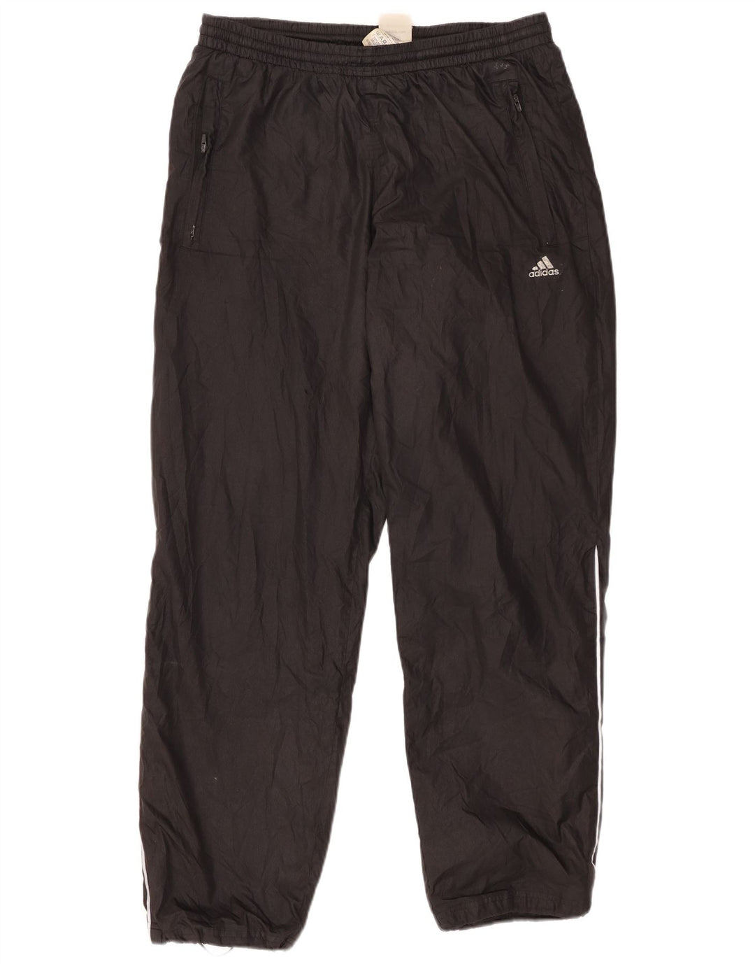 Ανδρική φόρμα ADIDAS Παντελόνι Joggers Μεσαίο Μαύρο Πολυεστέρα
