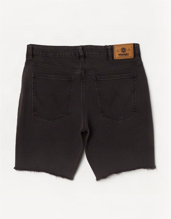 Wrangler Mens Denim Shorts W34 Large Black