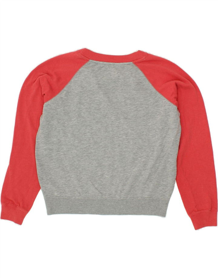 JACK WILLS Womens Oversized Graphic Sweatshirt Jumper UK 10 Small Grey Vintage Jack Wills and Second-Hand Jack Wills from Messina Hembry 