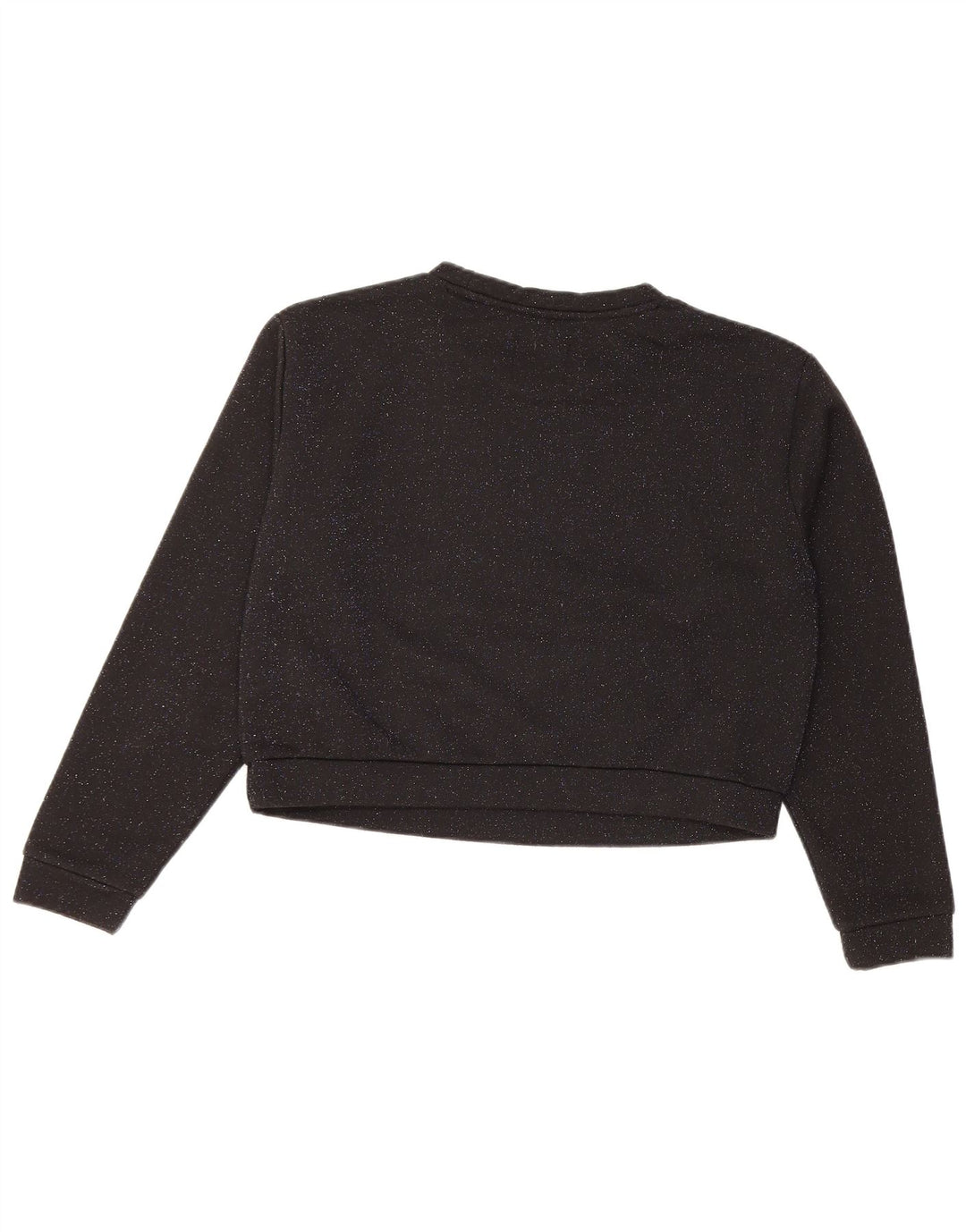 GUESS Γυναικεία φούτερ μεγάλου μεγέθους Crop Jumper UK 10 Small Black Flecked