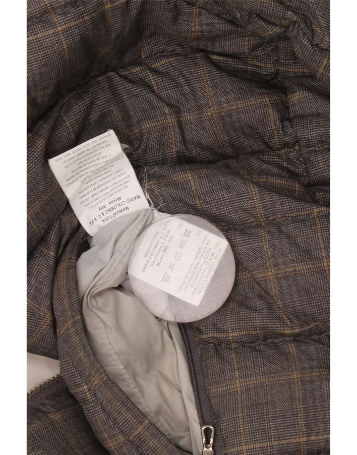 Μπουφάν Colmar Boys Hooded Podded Jacket 13-14 Years Grey Check Polyester