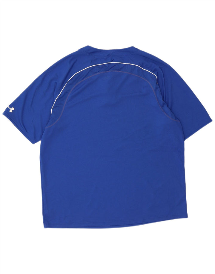Ανδρικό μπλουζάκι μπέιζμπολ UNDER Armour Top XL Blue Polyester