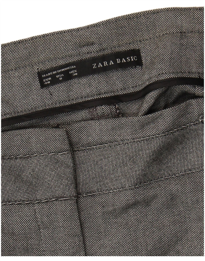 Zara Ανδρικό Slim παντελόνι Chino EU 40 Medium W30 L27 Grey Polyamide