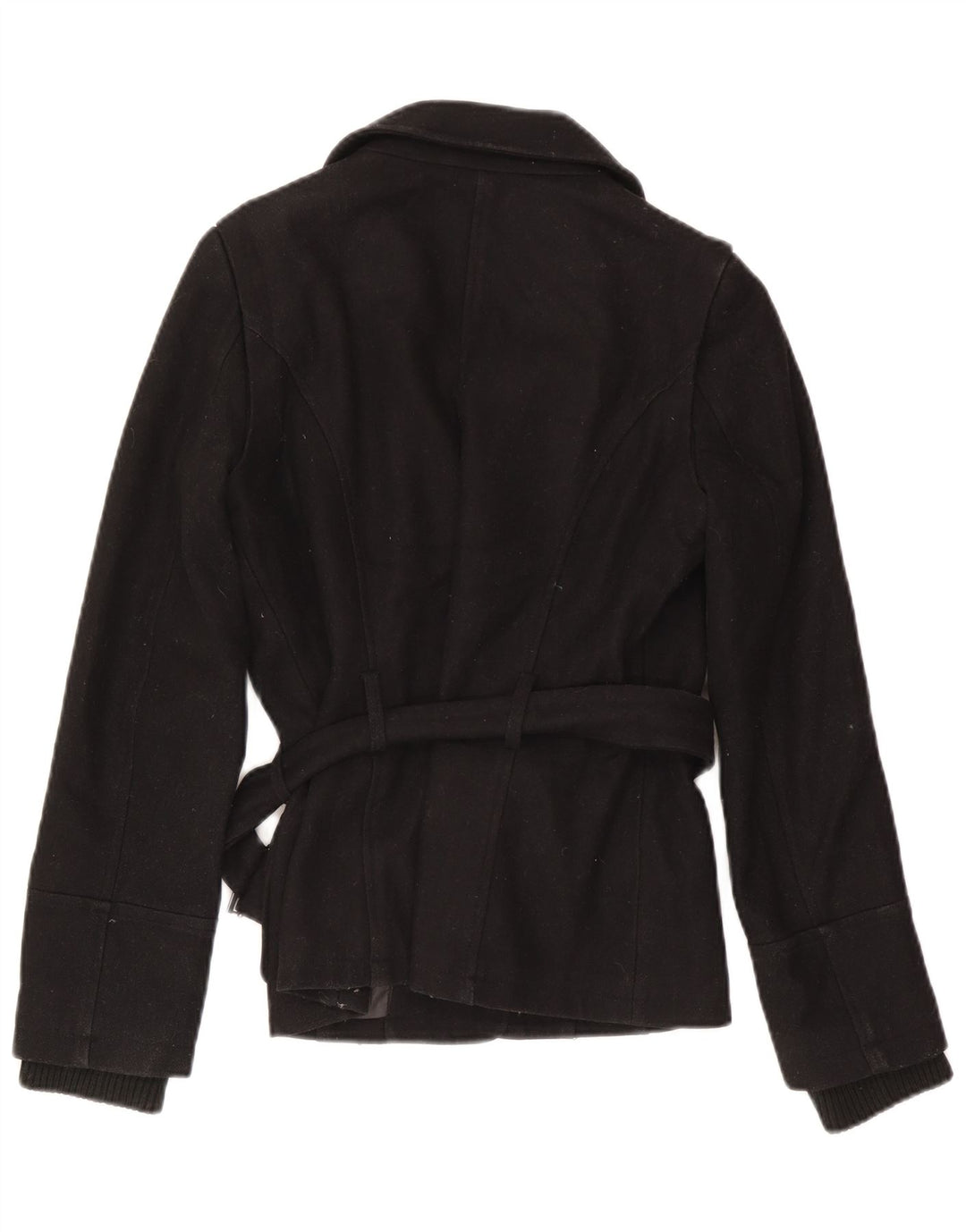 Zara Γυναικείο Utility Jacket UK 10 Small Black Polyester