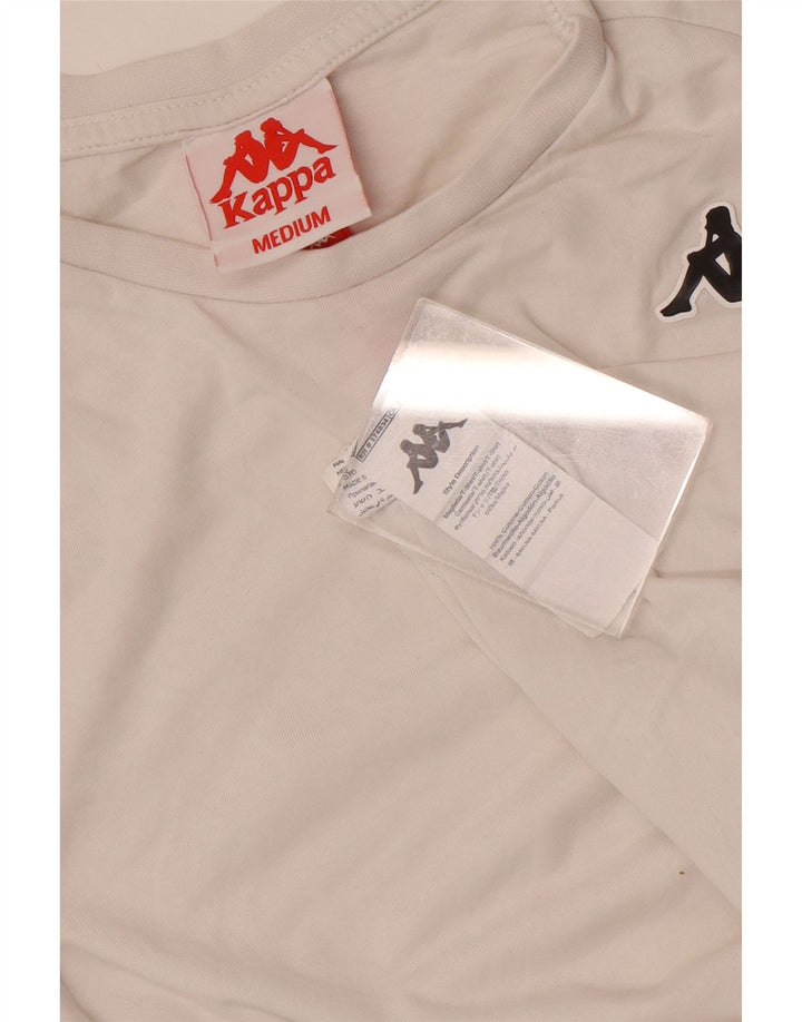 Ανδρικό γραφικό μπλουζάκι Kappa Top Medium White Colorblock Βαμβακερό