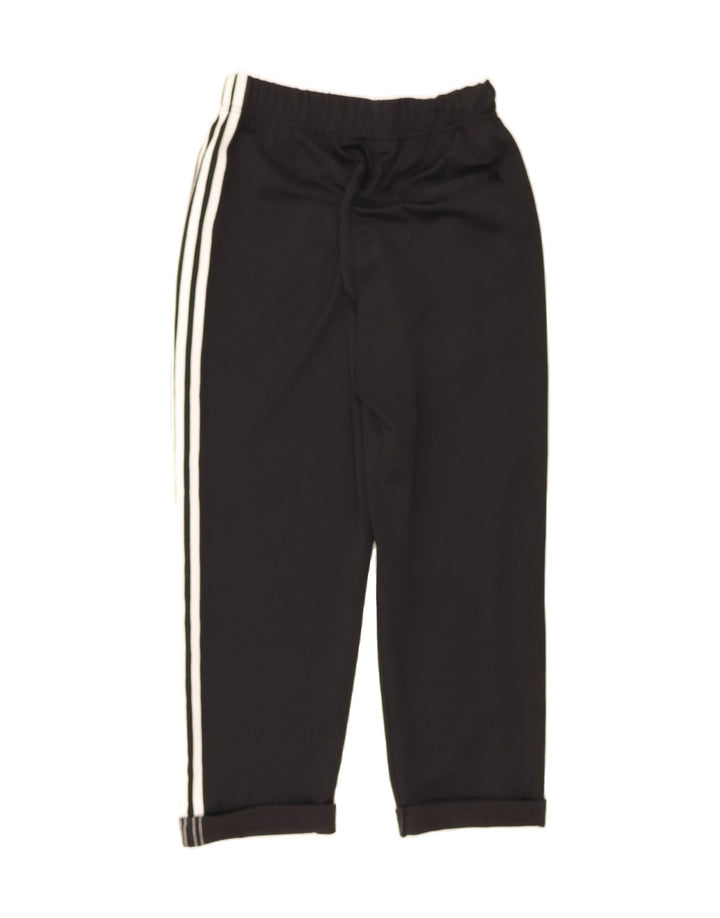 ADIDAS Womens Tracksuit Trousers UK 10 Small  Black Polyester Vintage Adidas and Second-Hand Adidas from Messina Hembry 
