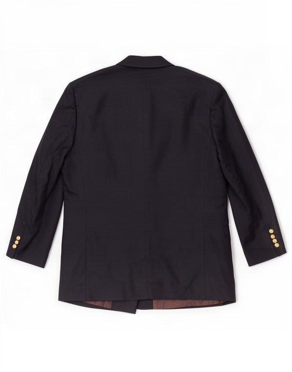 Benetton Ανδρικό Μπουφάν Blazer με διπλό στήθος IT 52 XL Navy Blue Λευκό