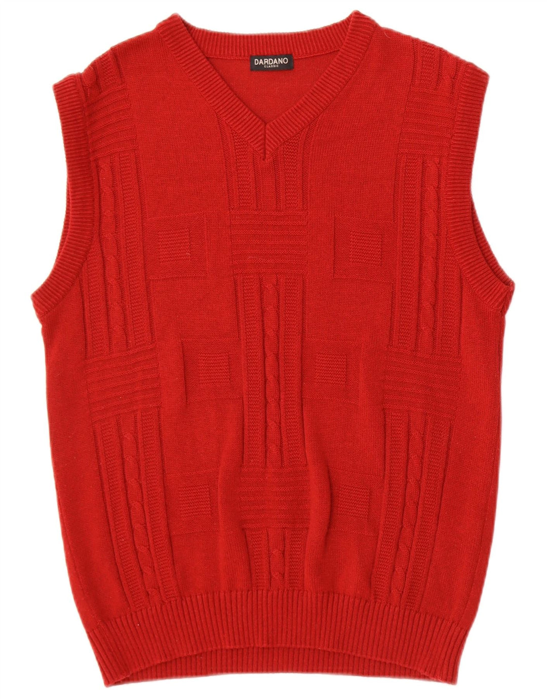 Dardano Ανδρικό Γιλέκο Tank Top IT 50 Μεσαίο Κόκκινο Βαμβακερό