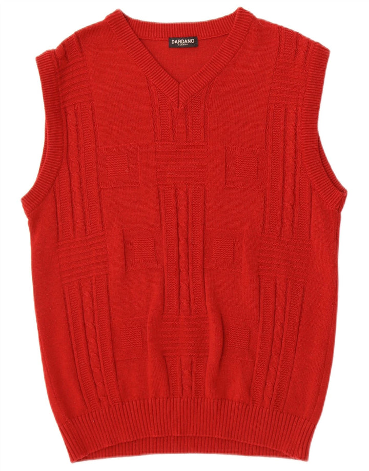 Dardano Ανδρικό Γιλέκο Tank Top IT 50 Μεσαίο Κόκκινο Βαμβακερό