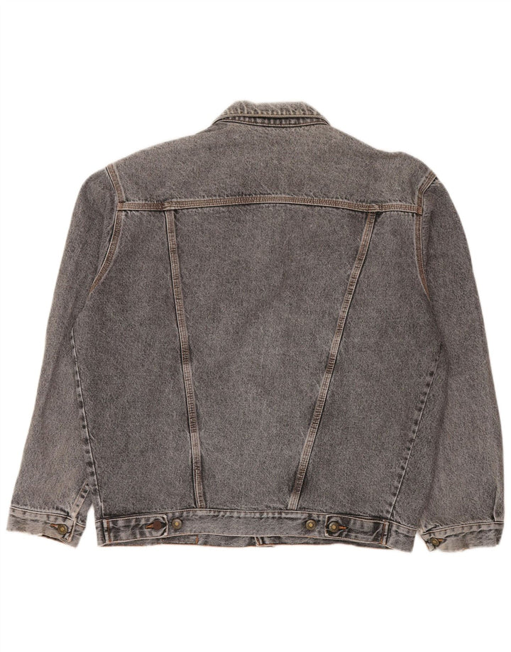 Vintage Ανδρικό Τζιν Μπουφάν UK 42 XL Γκρι