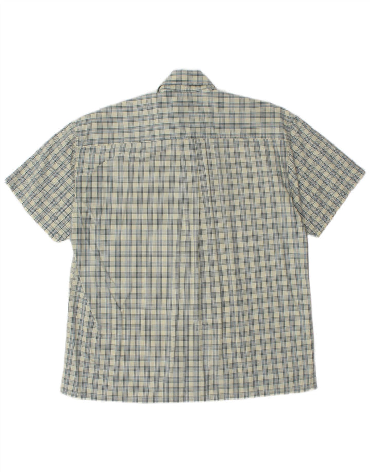 Ανδρικό κοντομάνικο πουκάμισο Dockers με κίτρινο χρώμα