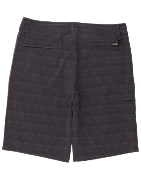 O'NEILL Ανδρικό σορτς Cargo W34 Large Navy Blue ριγέ πολυεστέρας