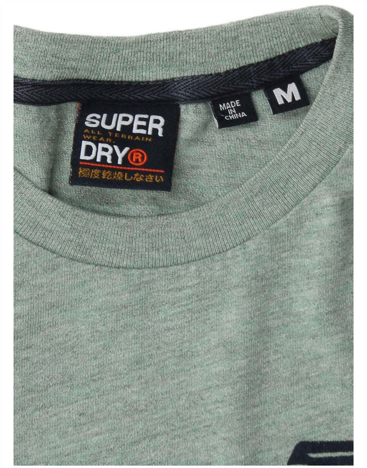 Ανδρικό γραφικό μπλουζάκι Yokohama SUPERDRY Μπλουζάκι με μεσαίο πράσινο βαμβάκι