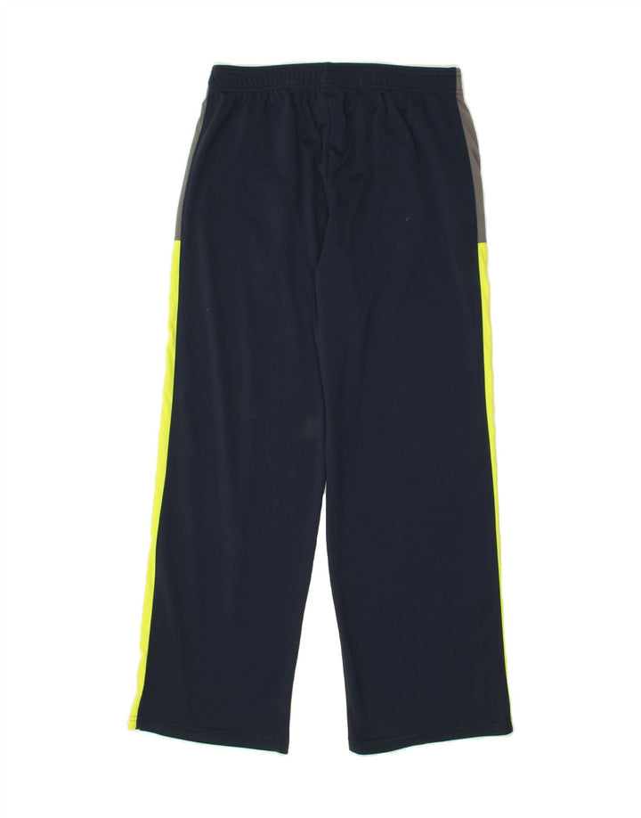 REEBOK Mens Tracksuit Trousers XL Navy Blue Colourblock Polyester Vintage Reebok and Second-Hand Reebok from Messina Hembry 