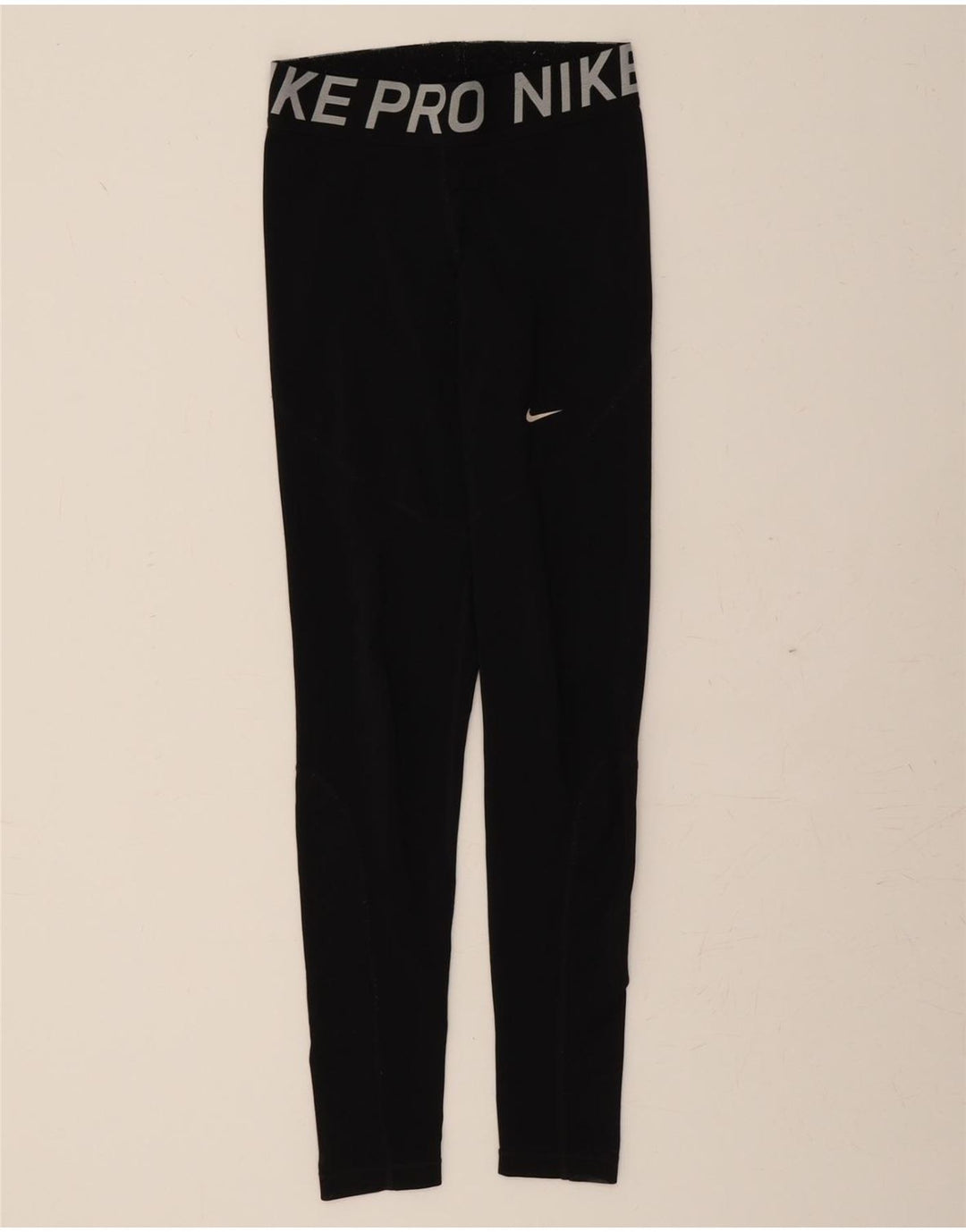 NIKE Mens Dri Fit Leggings Small W24 L28 Black Vintage Nike and Second-Hand Nike from Messina Hembry 