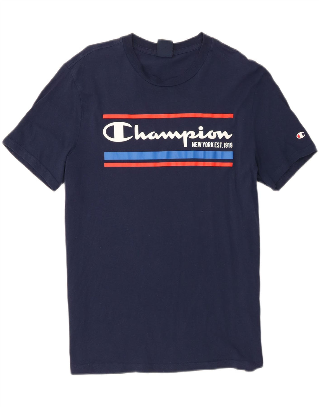 Ανδρικό T-Shirt Champion Graphic Top Medium Navy Blue