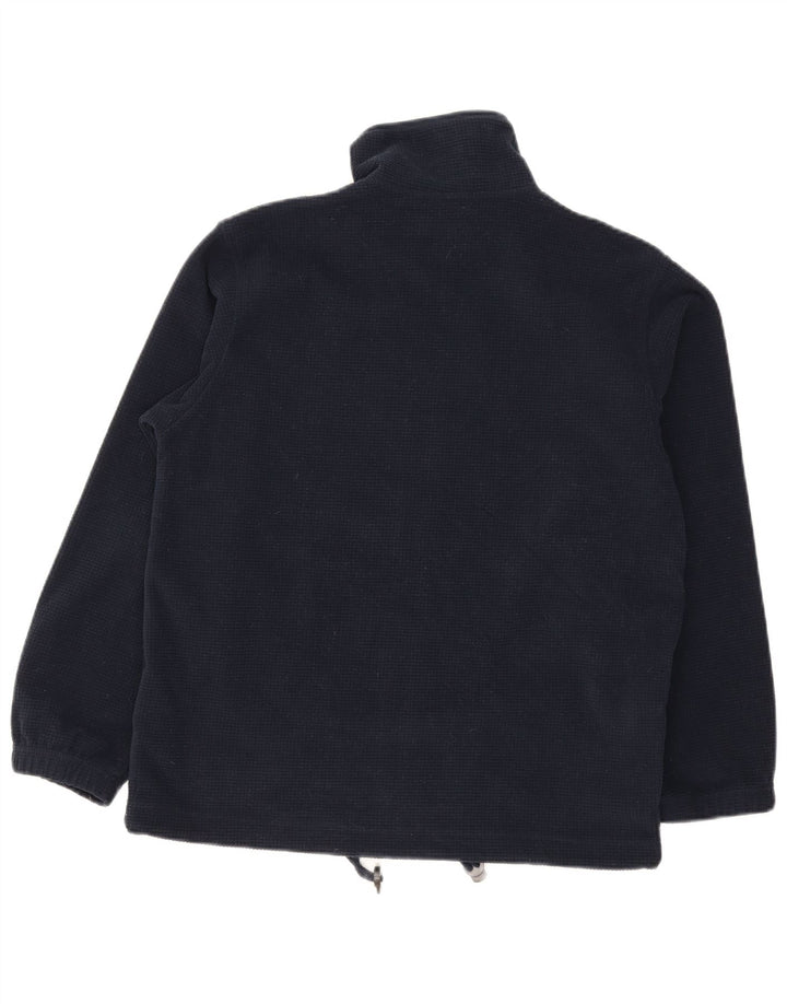 Champion Mens Fleece Jacket UK 38 Medium Navy Blue Polyester