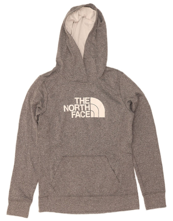 The North Face Γυναικεία γραφικά Hoodie Jumper UK 10 Small Grey Polyester