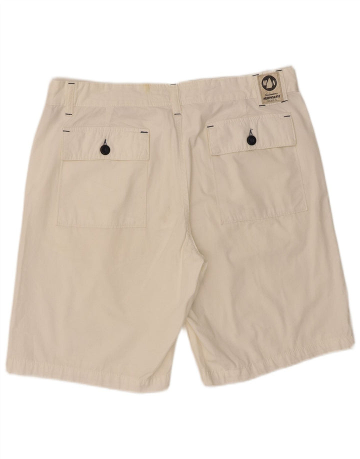 Murphy & Nye Ανδρικό σορτς Chino W36 μεγάλο λευκό βαμβακερό
