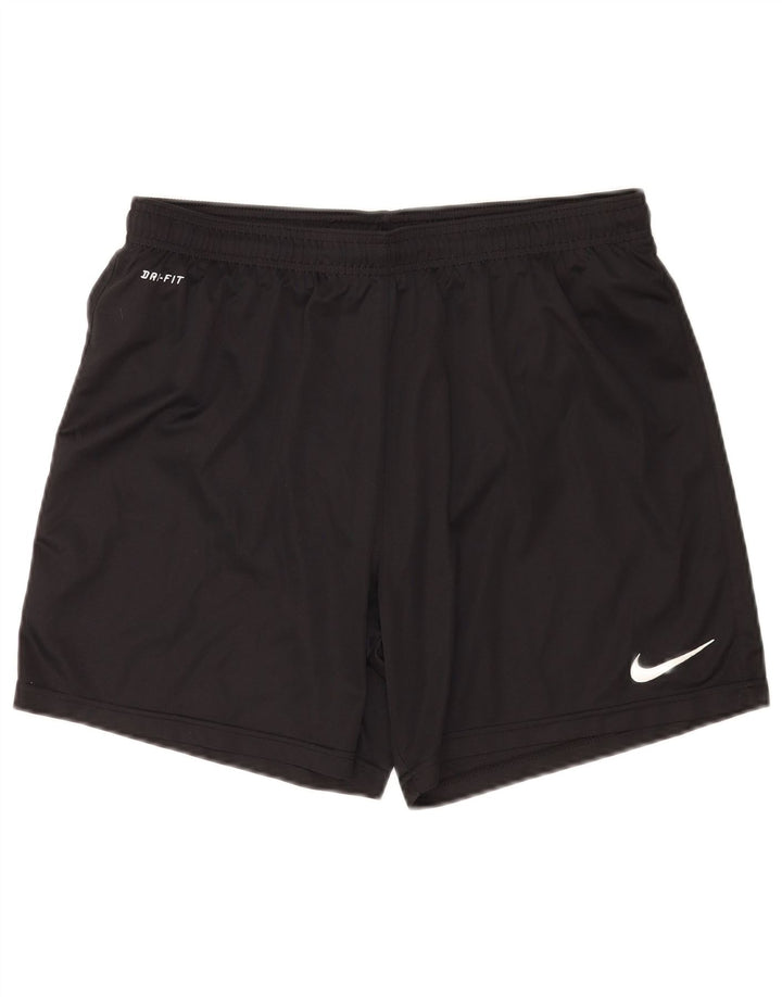 Ανδρικό αθλητικό σορτς Nike Dri Fit, μεγάλο μαύρο πολυεστέρα