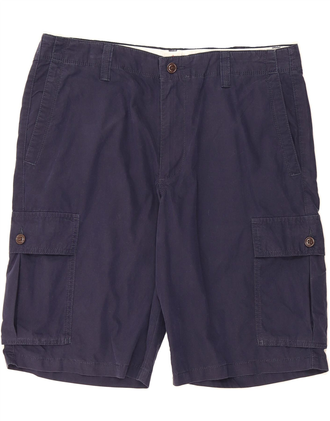DOCKERS Mens Cargo Shorts W34 Large Navy Blue Cotton Vintage Dockers and Second-Hand Dockers from Messina Hembry 