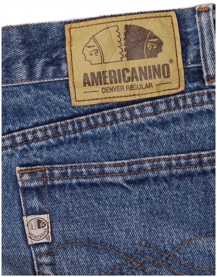 AMERICANINO Ανδρικό τζιν ίσιο W34 L28 Μπλε