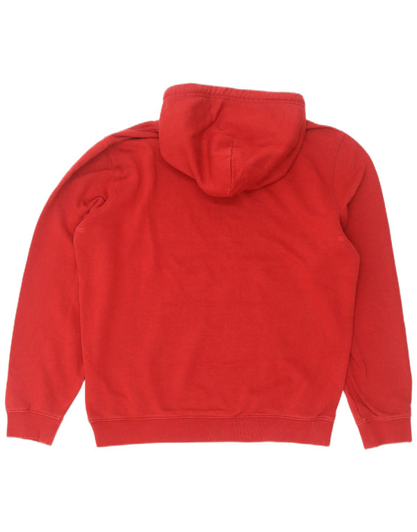 Champion Mens Hoodie Jumper Large Red