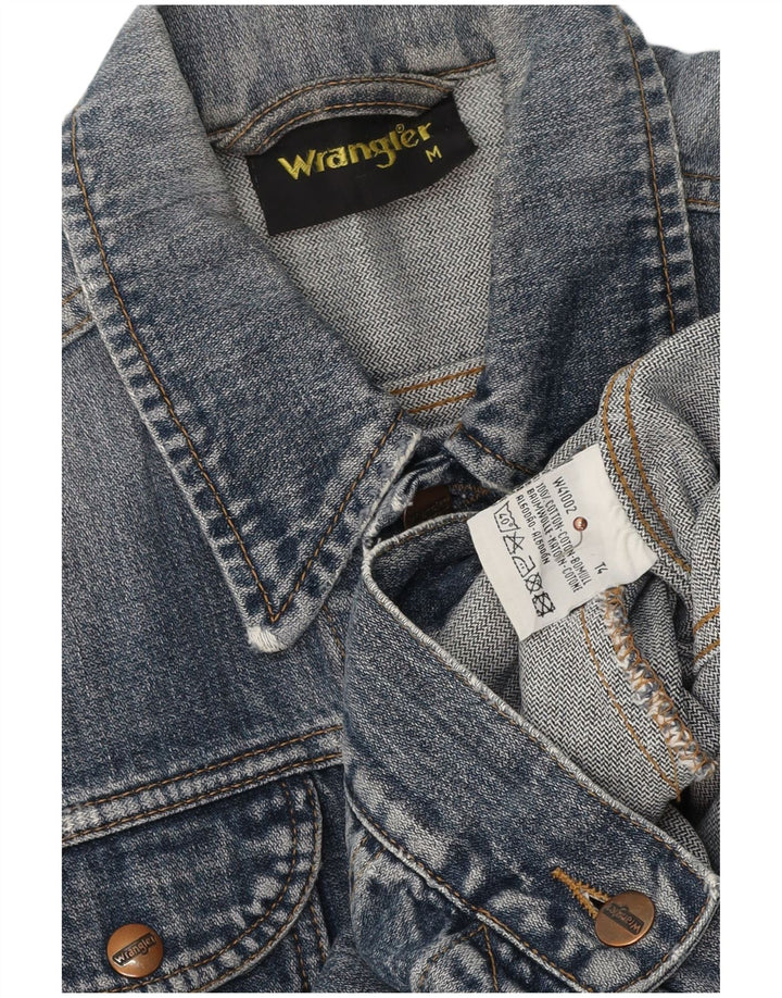 Wrangler Γυναικείο Τζιν Μπουφάν UK 14 Μεσαίο Μπλε Βαμβακερό