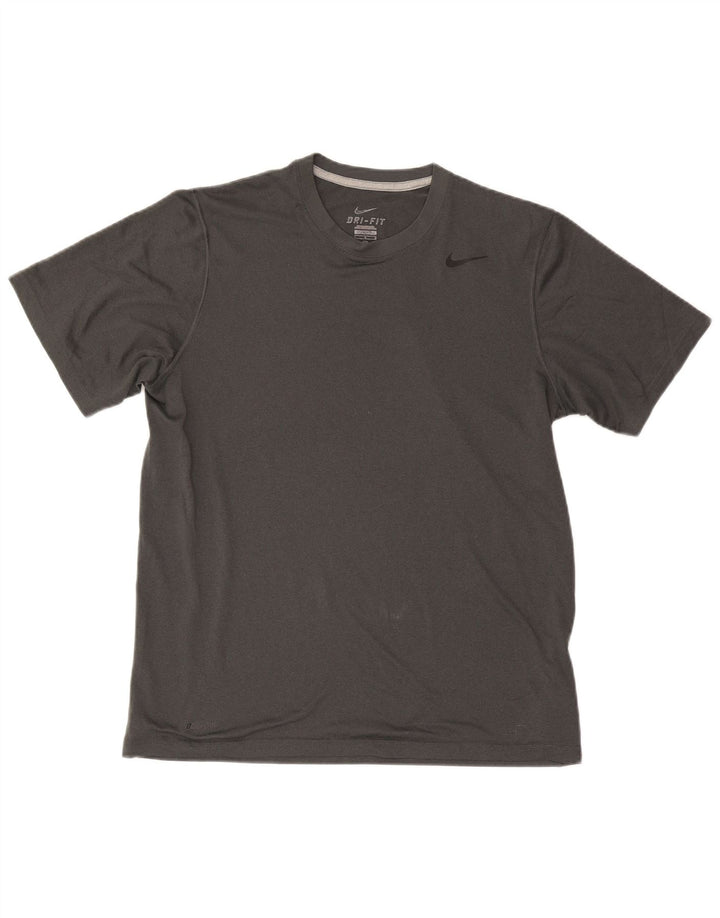 Ανδρικό μπλουζάκι Nike Dri Fit Top Large Grey Polyester