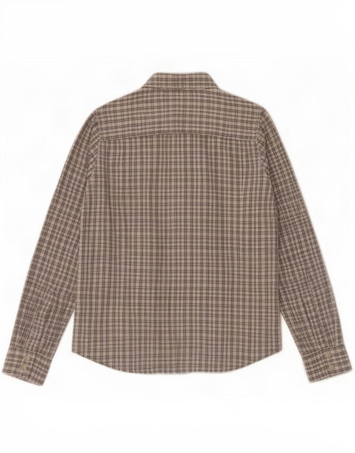 The North Face γυναικείο πουκάμισο UK 14 Medium Grey Check Polyester