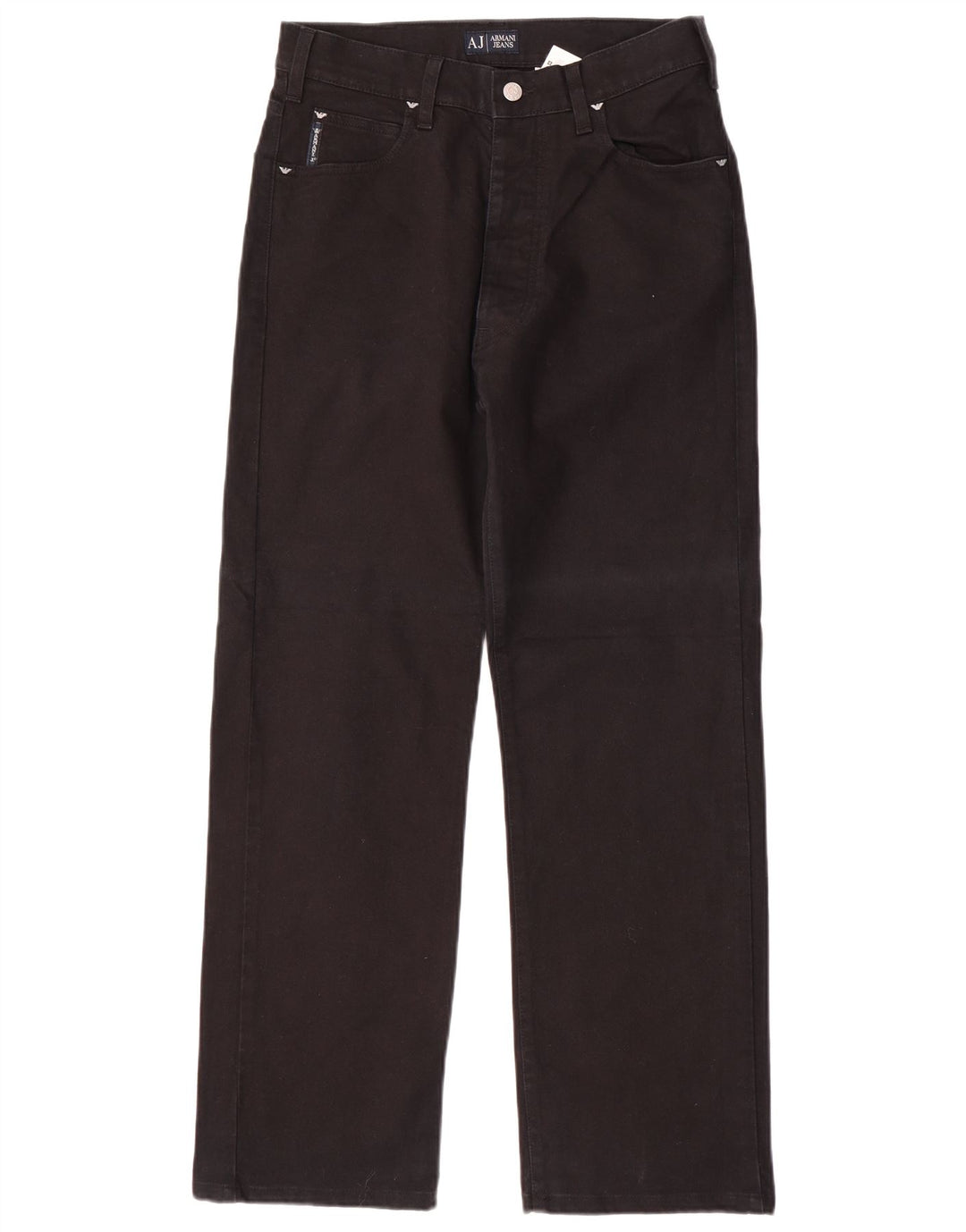 ARMANI Ανδρικό τζιν ίσιο W30 L30 μαύρο βαμβακερό