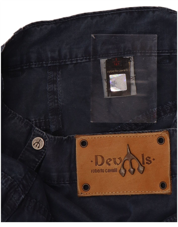 ROBERTO CAVALLI Ανδρικό παντελόνι Devils Straight Casual Small W29 L30 Blue