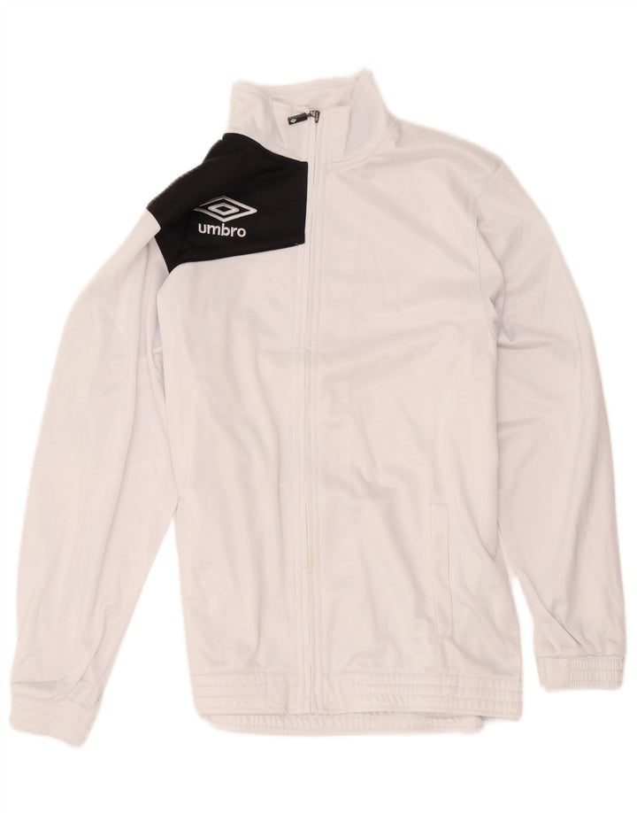 Ανδρική φόρμα Umbro Top Jacket Large White Colourblock Polyester