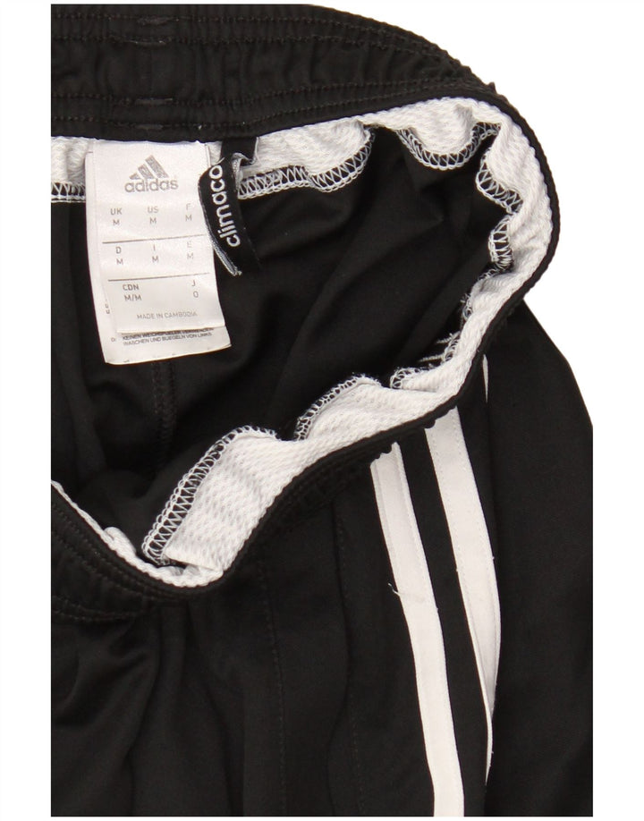 Ανδρικό αθλητικό σορτς Adidas, μεσαίο μαύρο πολυεστερικό αθλητικό