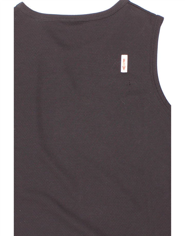 Pyrex Boys Graphic Vest Top 10-11 Years Small Black Polyester