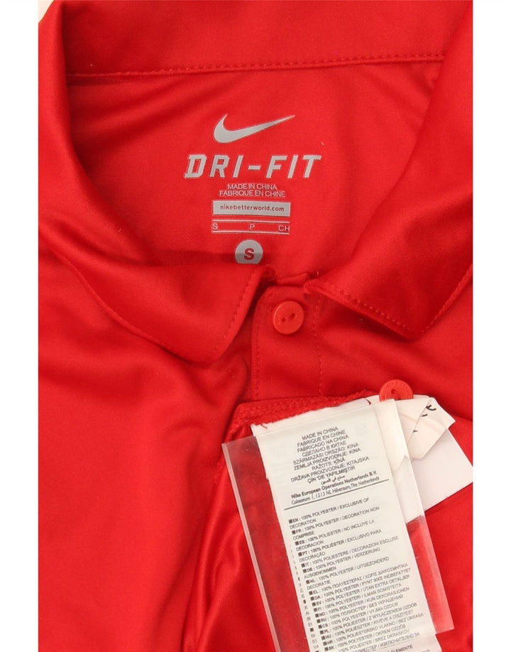Ανδρικό μπλουζάκι Nike Dri Fit Polo Μικρό κόκκινο πολυεστέρα