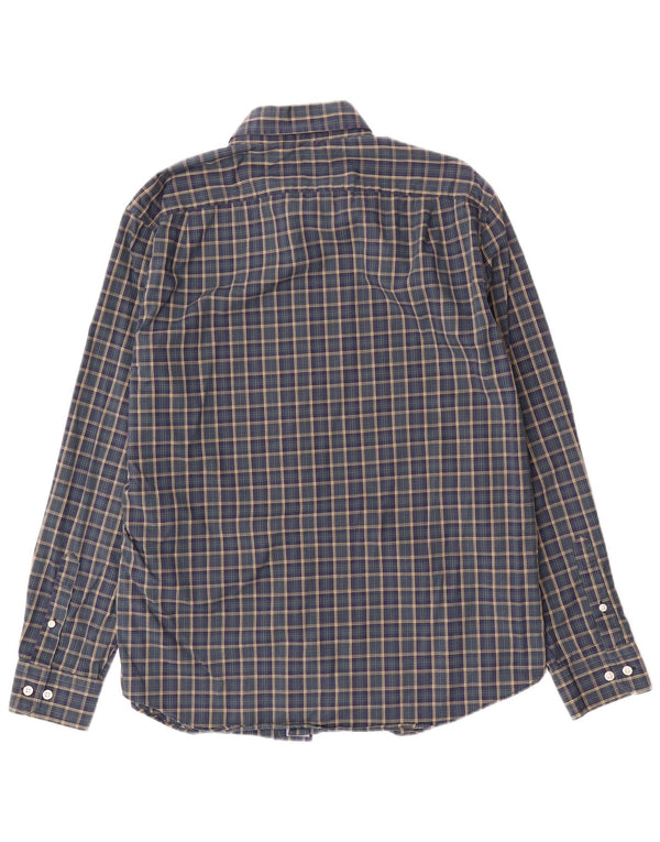 Ανδρικό πουκάμισο Nautica Large Navy Blue Check Cotton