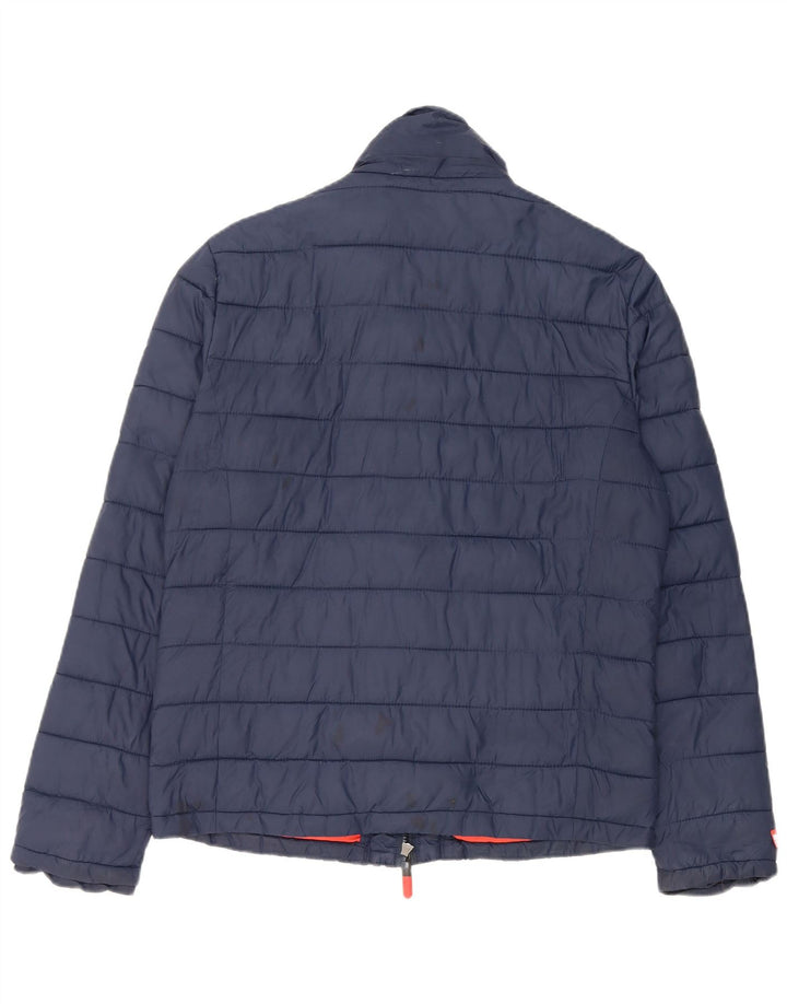 Superdry Ανδρικό μπουφάν UK 40 Large Navy Blue Nylon