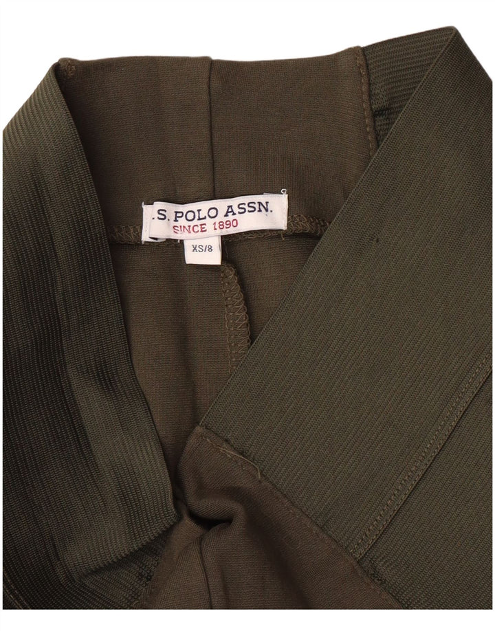 US POLO ASSN. Γυναικείο κολάν UK 6 XS Χακί Colourblock