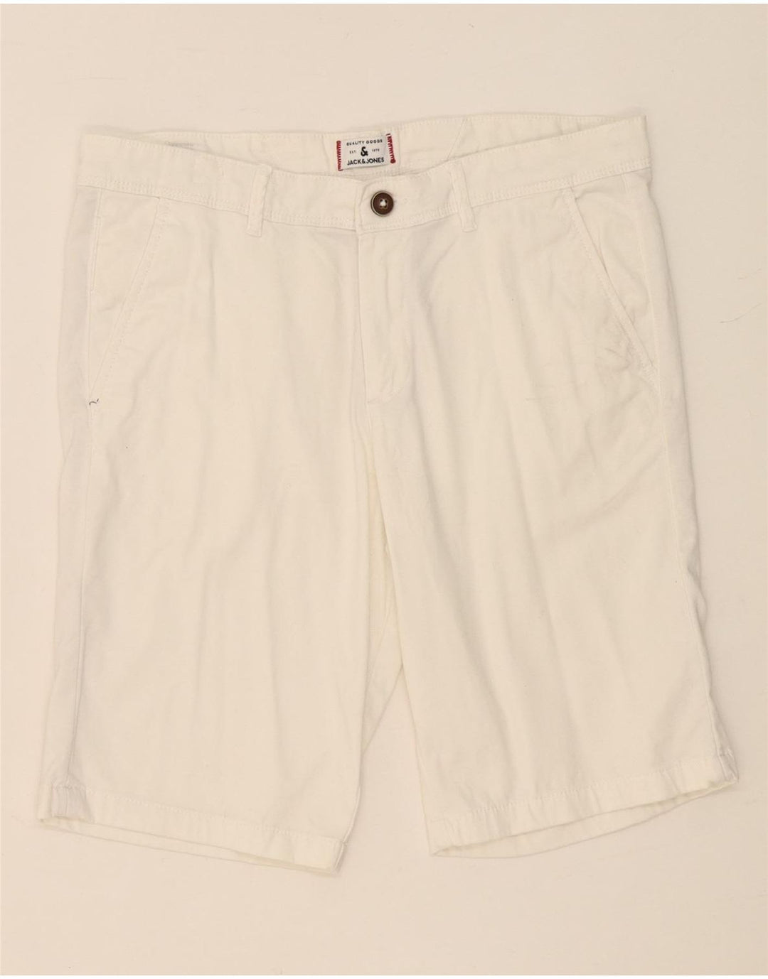 JACK & JONES Ανδρικό σορτς Chino Medium W32 Λευκό