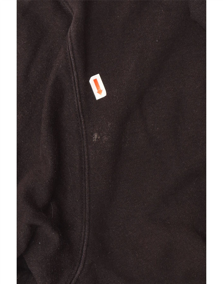 Ανδρικό γραφικό κουκούλα ADIDAS, μεγάλο μαύρο βαμβακερό