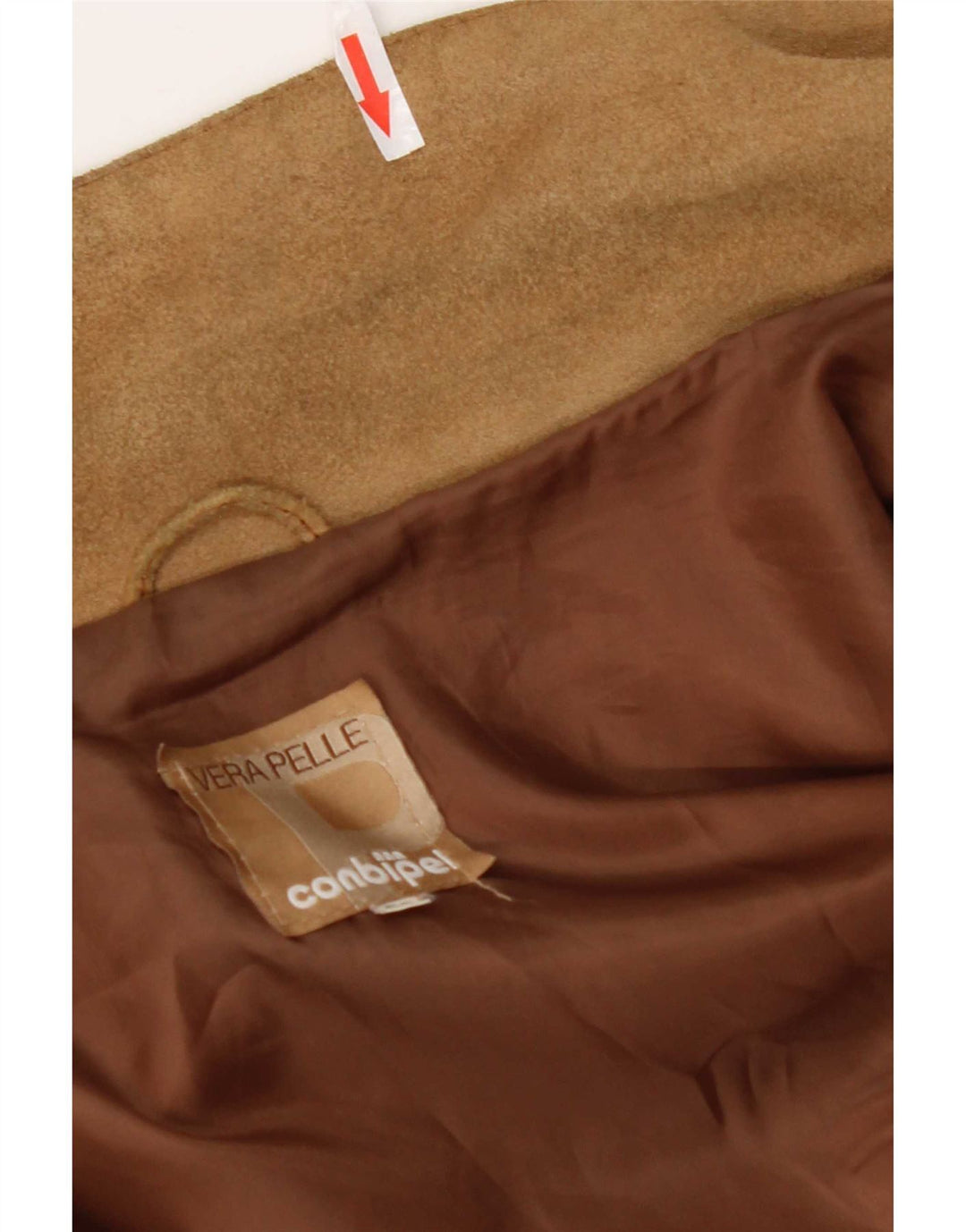 Ανδρικό Suede Jacket Conbipel IT 56 2XL Beige Leather