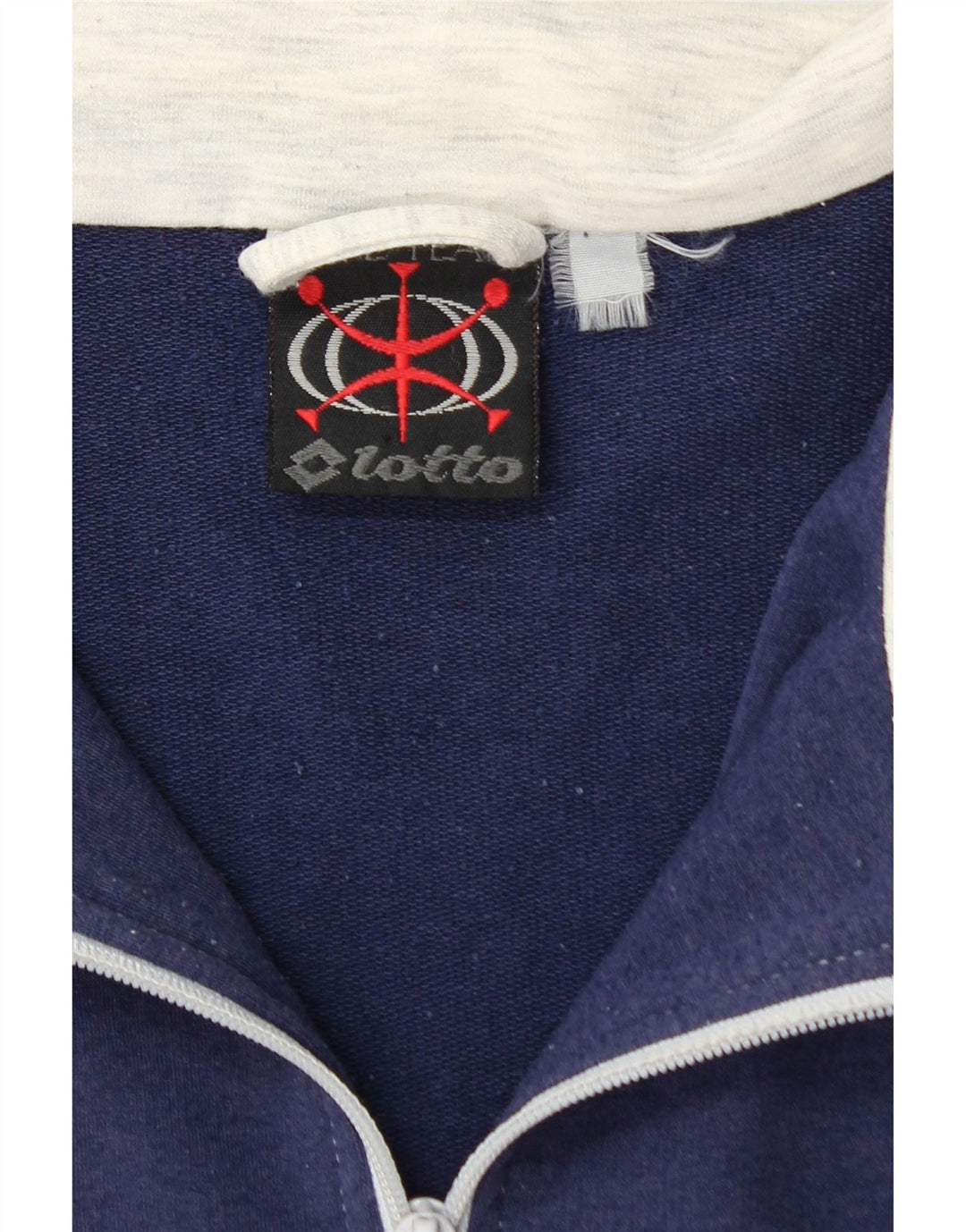 Ανδρικό φούτερ LOTTO με φερμουάρ με λαιμόκοψη σε μεγάλο γκρι χρώμα