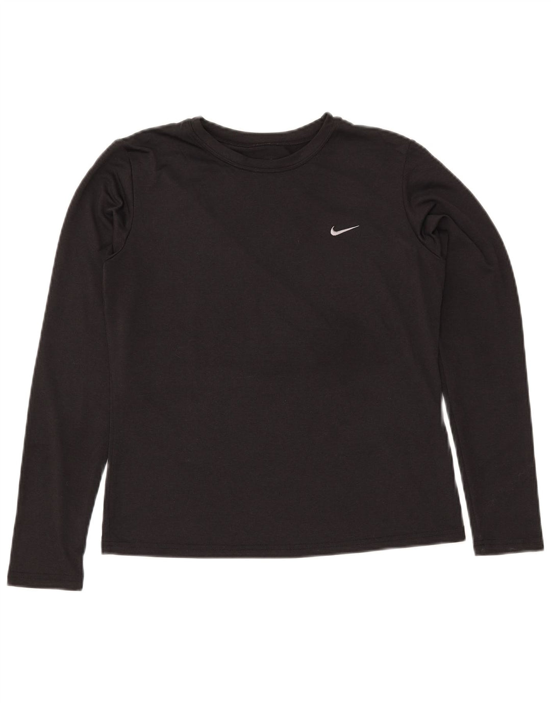 Γυναικείο NIKE Dri Fit Μακρυμάνικο US 8/10 Μεσαίο Μαύρο Πολυεστέρας