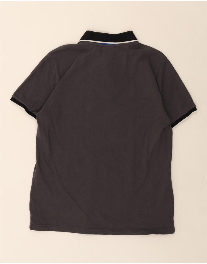 NORTH SAILS Ανδρικό γραφικό μπλουζάκι πόλο μικρό γκρι βαμβακερό