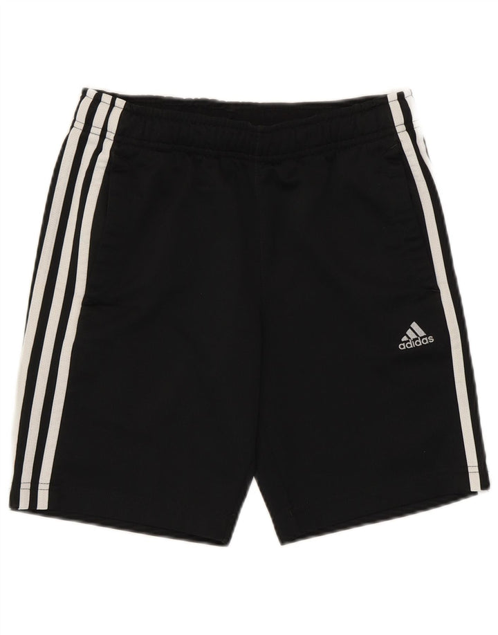 Adidas Boys Sport σορτς 9-10 ετών μαύρο πολυεστέρα