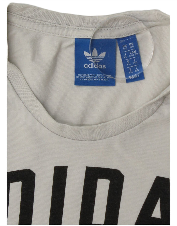 Ανδρικό γραφικό T-Shirt ADIDAS Top XS Λευκό