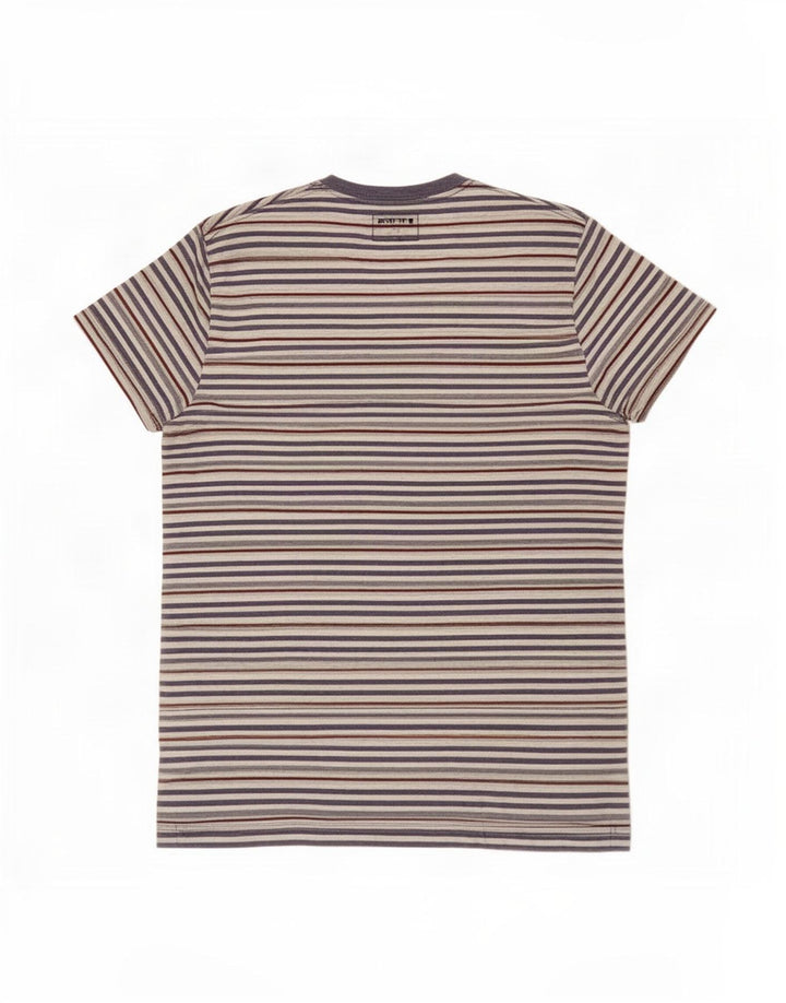 Ανδρικό T-Shirt French Connection Top μεγάλο πολύχρωμο pinstripe